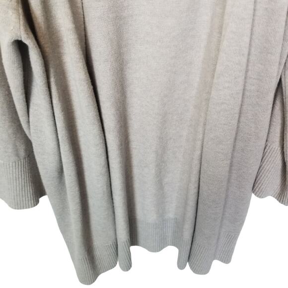 Aritzia Wilfred Free Wool Cotton Sweater Cardigan Sz M Minimalist Neutral Preppy - Picture 3 of 8